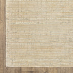 Hugo Striped Viscose Blend Modern Rug