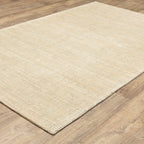 Hugo Striped Viscose Blend Modern Rug