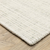 Hugo Striped Viscose Blend Modern Rug
