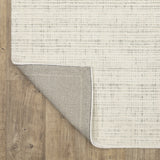 Hugo Striped Viscose Blend Modern Rug