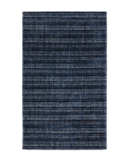 Hugo Striped Viscose Blend Modern Rug