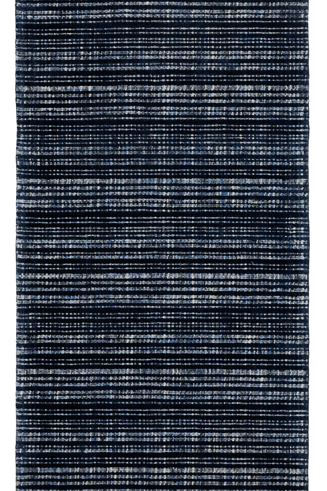 Hugo Striped Viscose Blend Modern Rug