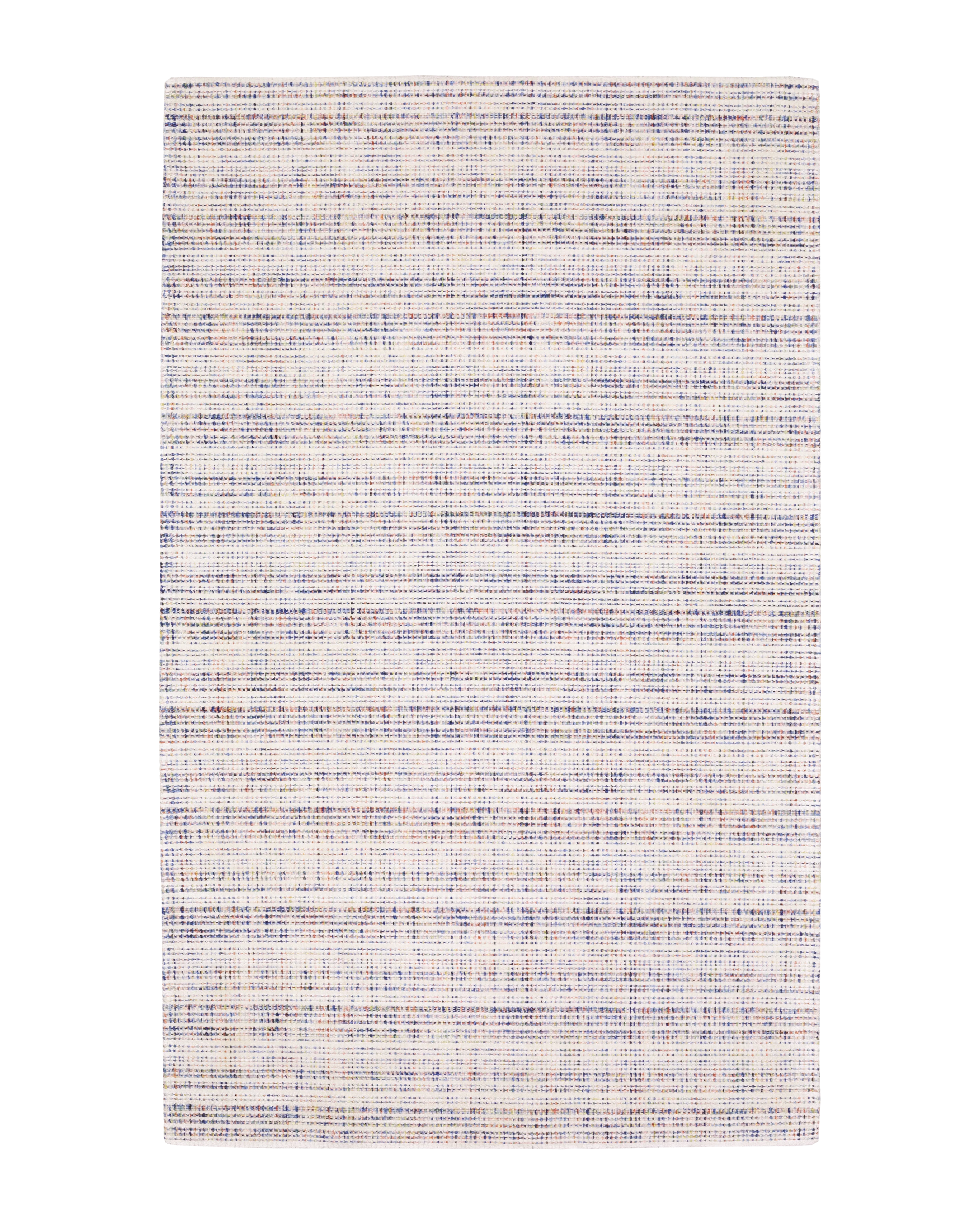 Hugo Striped Viscose Blend Modern Rug