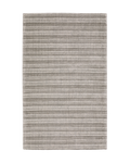Neutral striped rug with horizontal lines in beige and gray tones