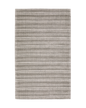 Neutral striped rug with horizontal lines in beige and gray tones