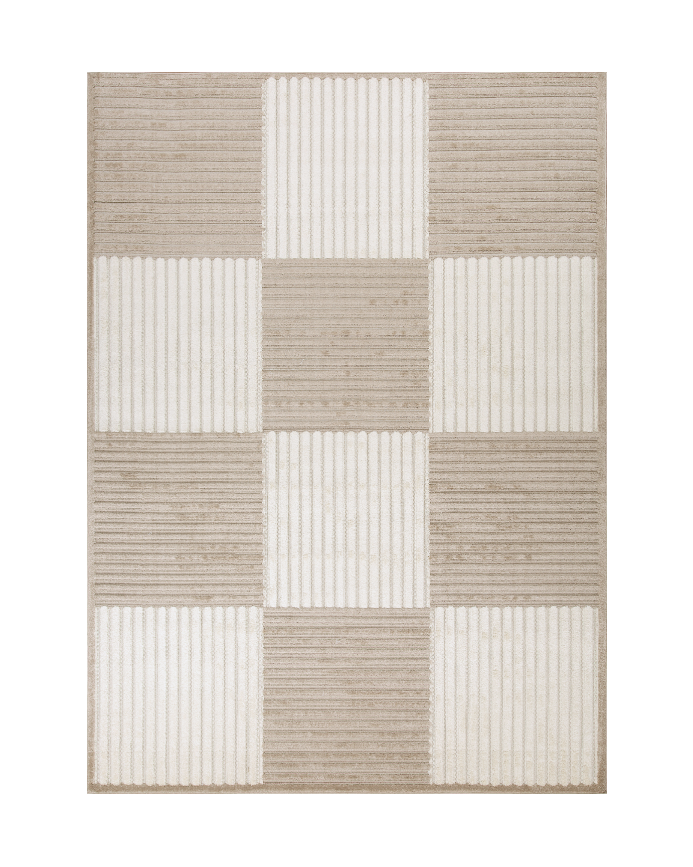 Kiara Checkered Textured Rug