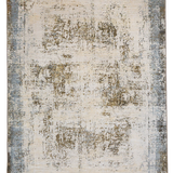 Lennox Abstract Border Fringe Rug