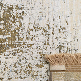 Lennox Abstract Border Fringe Rug