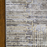 Liora Border Lined Modern Rug