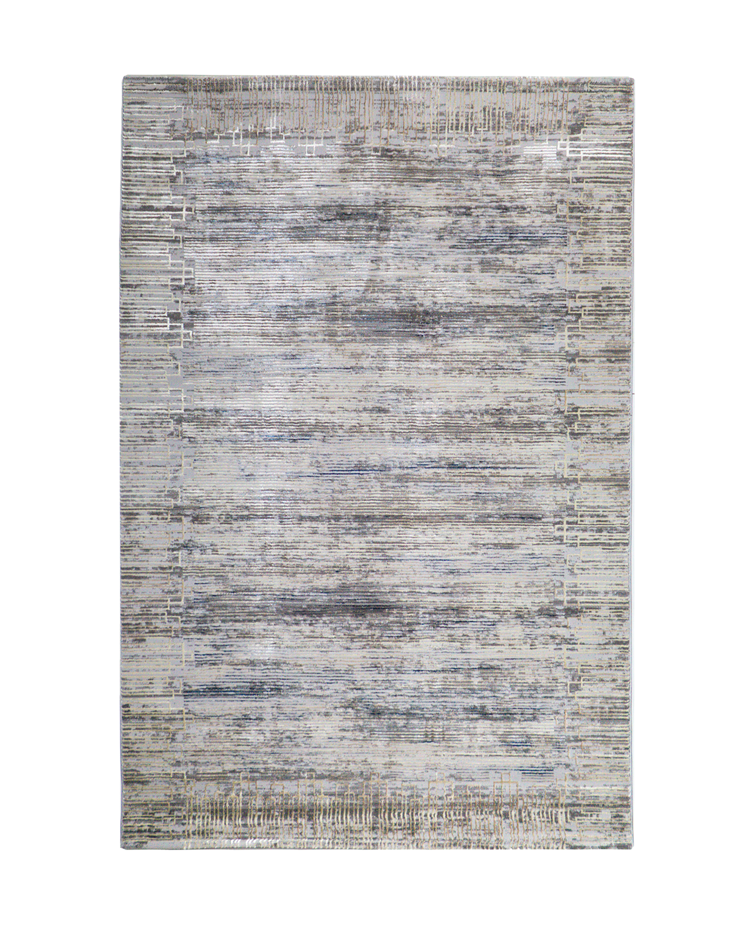 Liora Border Lined Modern Rug