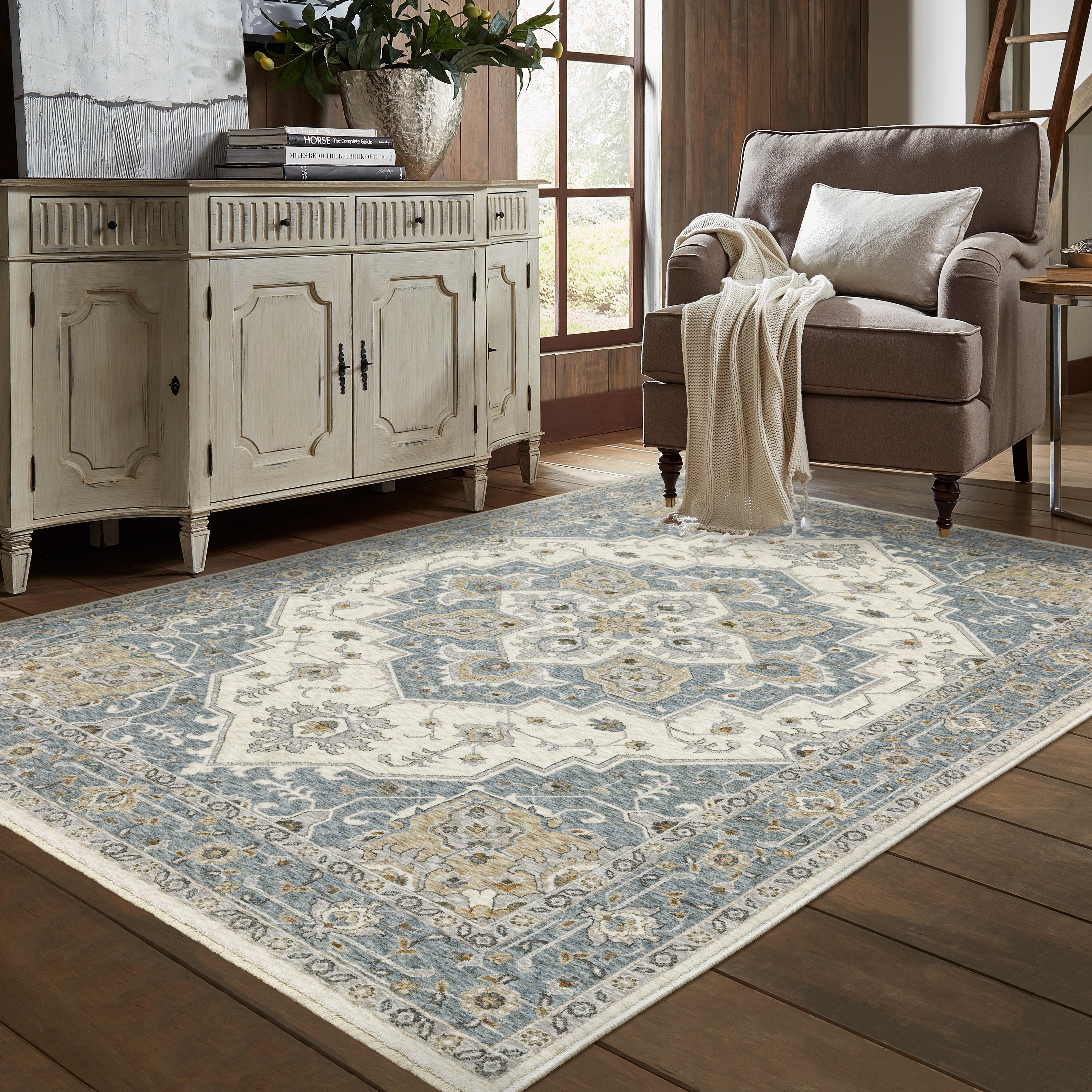 Maharaja Medallion Diamond Rug