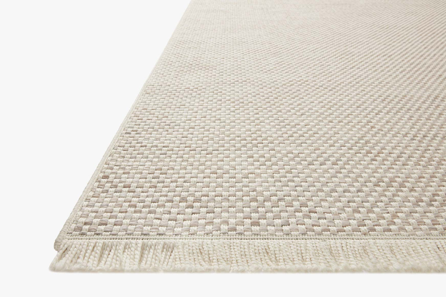 Montclair Basket Weave Neutral Indoor Outdoor Rug