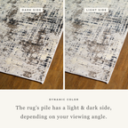 Nebula Abstract Lined Rug