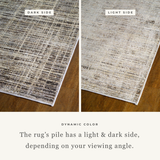 Nebula Lined Abstract Rug