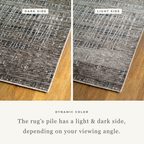 Nebula Lined Abstract Rug