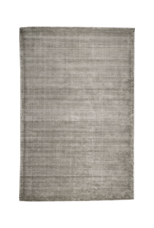 Soft grey velvet rug with subtle texture and neutral tone, rectangular shape