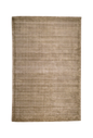 Beige textured rug with subtle horizontal striations and soft woven finish