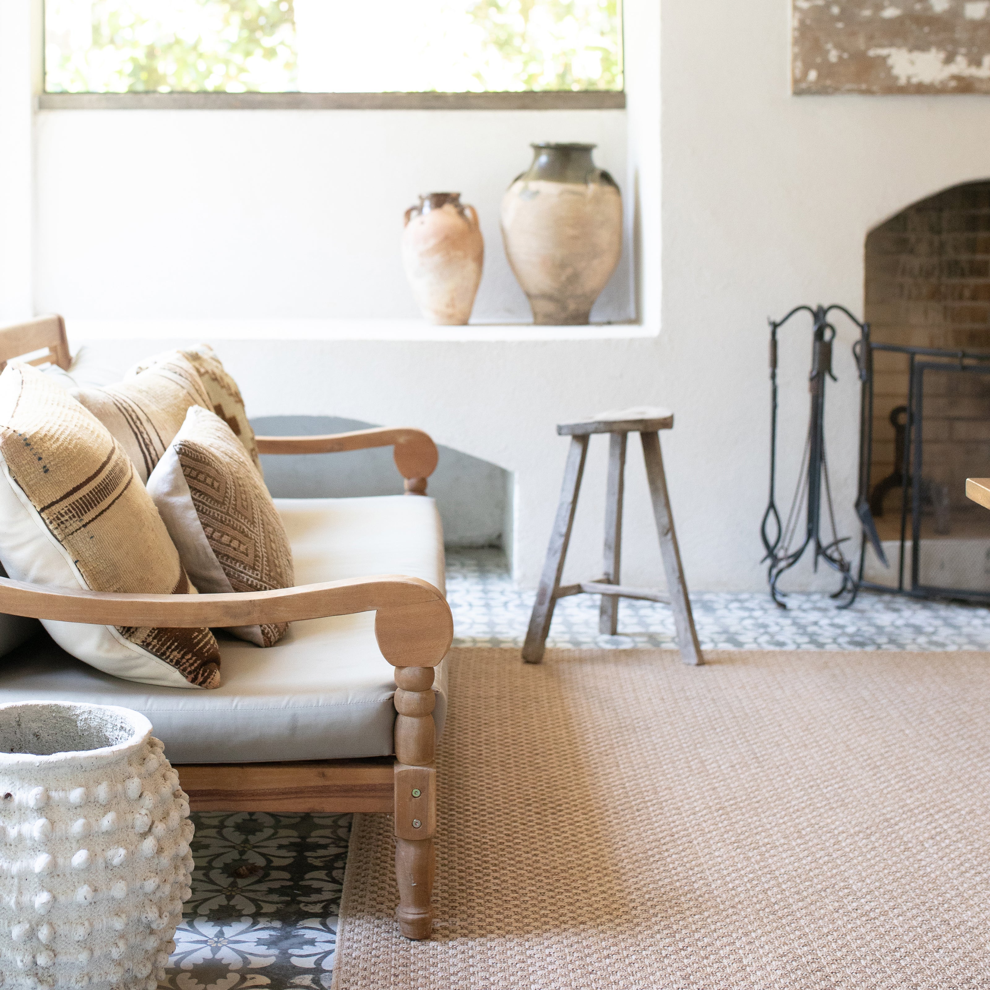 Rocca Basket Weave Sisal Indoor-Outdoor Rug