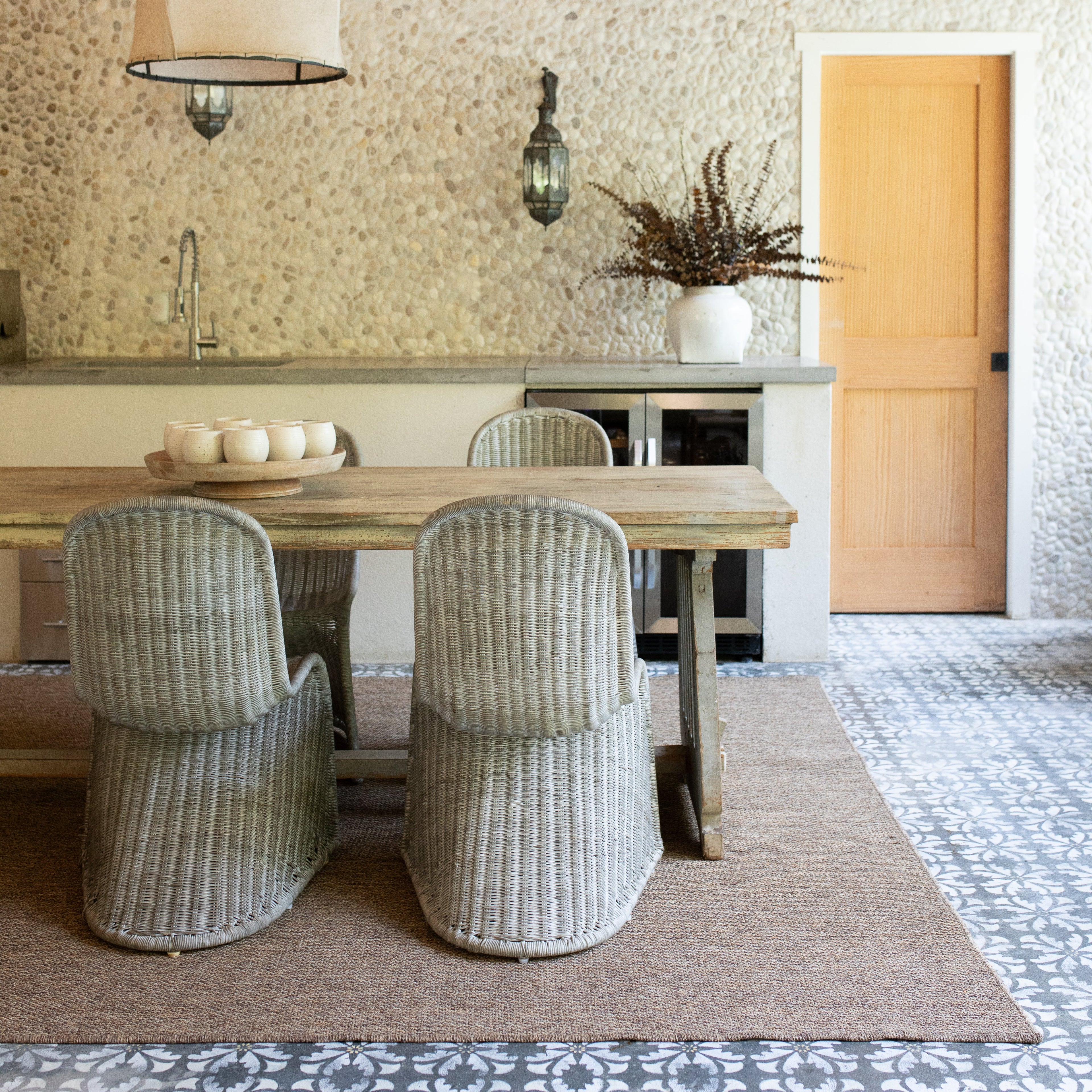 Rocca Grid Weave Sisal Indoor-Outdoor Rug