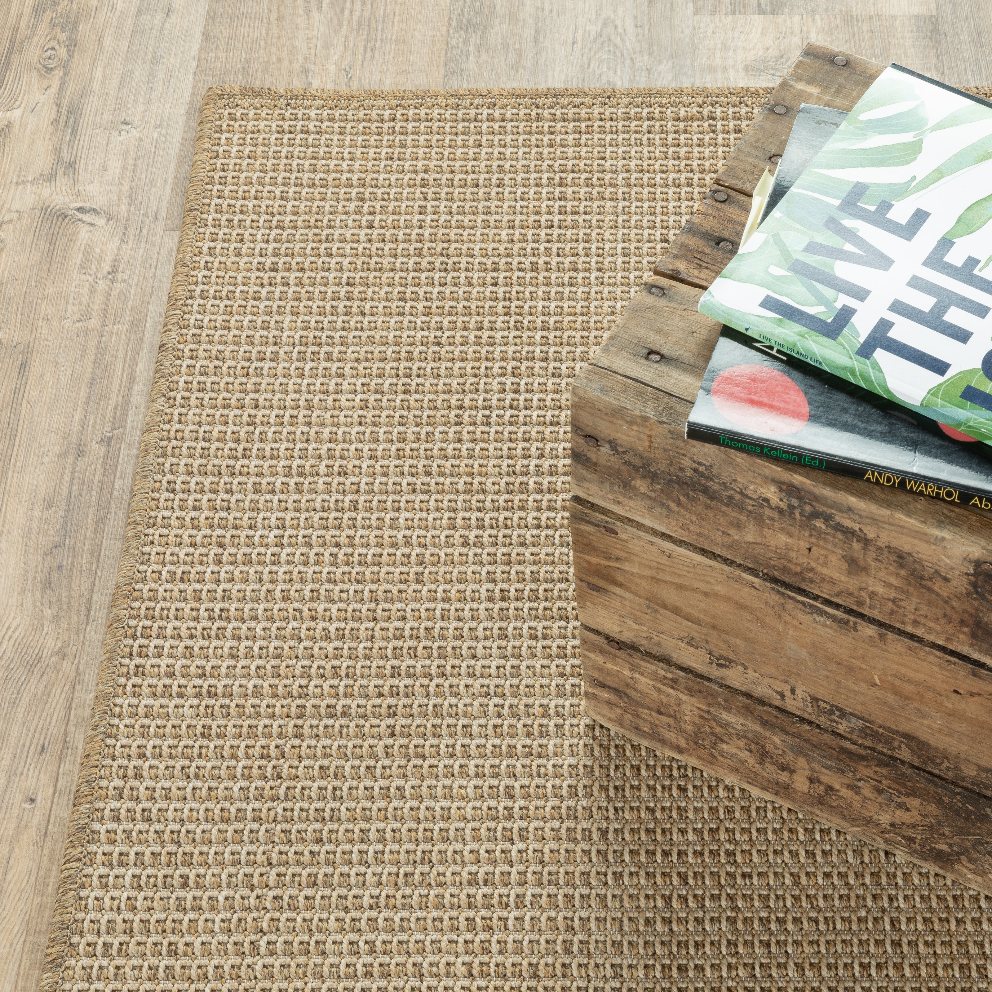 Rocca Grid Weave Sisal Indoor-Outdoor Rug