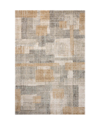 Sterling Patchwork Abstract Rug
