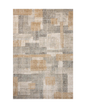 Sterling Patchwork Abstract Rug