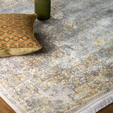 Savanah Vintage Medallion Fringe Rug