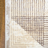 Sonata Minimalist Bordered Line Modern Rug