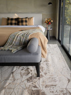 Sonata Faded Arrow Lined Abstract Rug