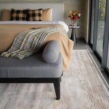 Sonata Minimalist Bordered Line Modern Rug