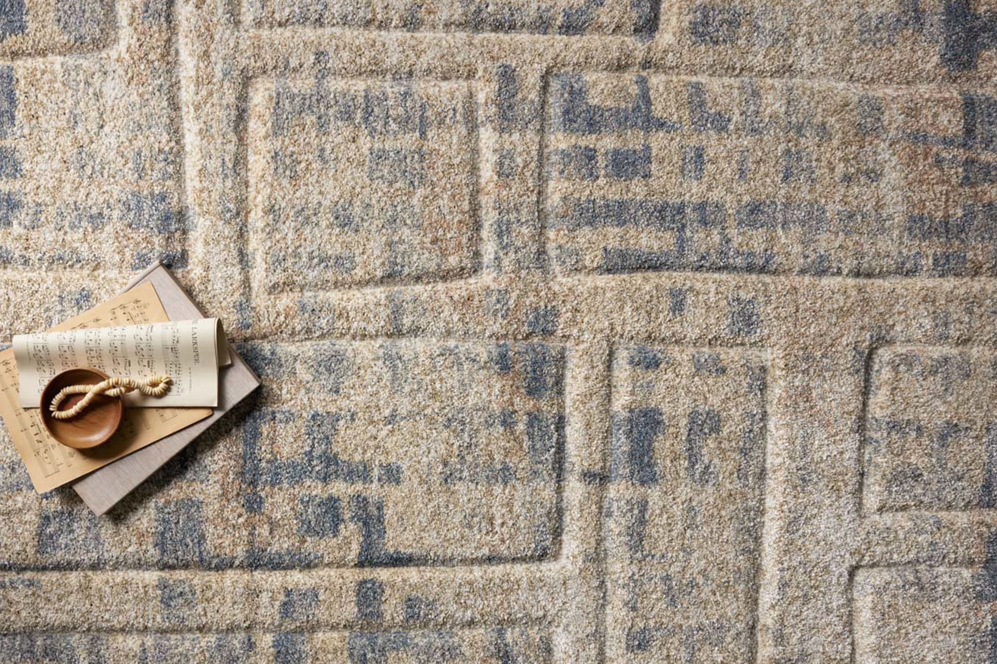 Sterling Mosaic Abstract Rug