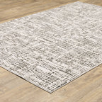 Nebula Grid Abstract Rug