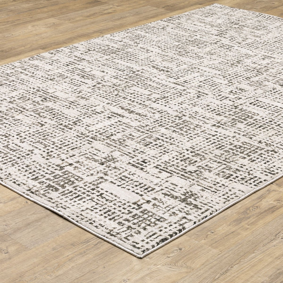 Nebula Grid Abstract Rug