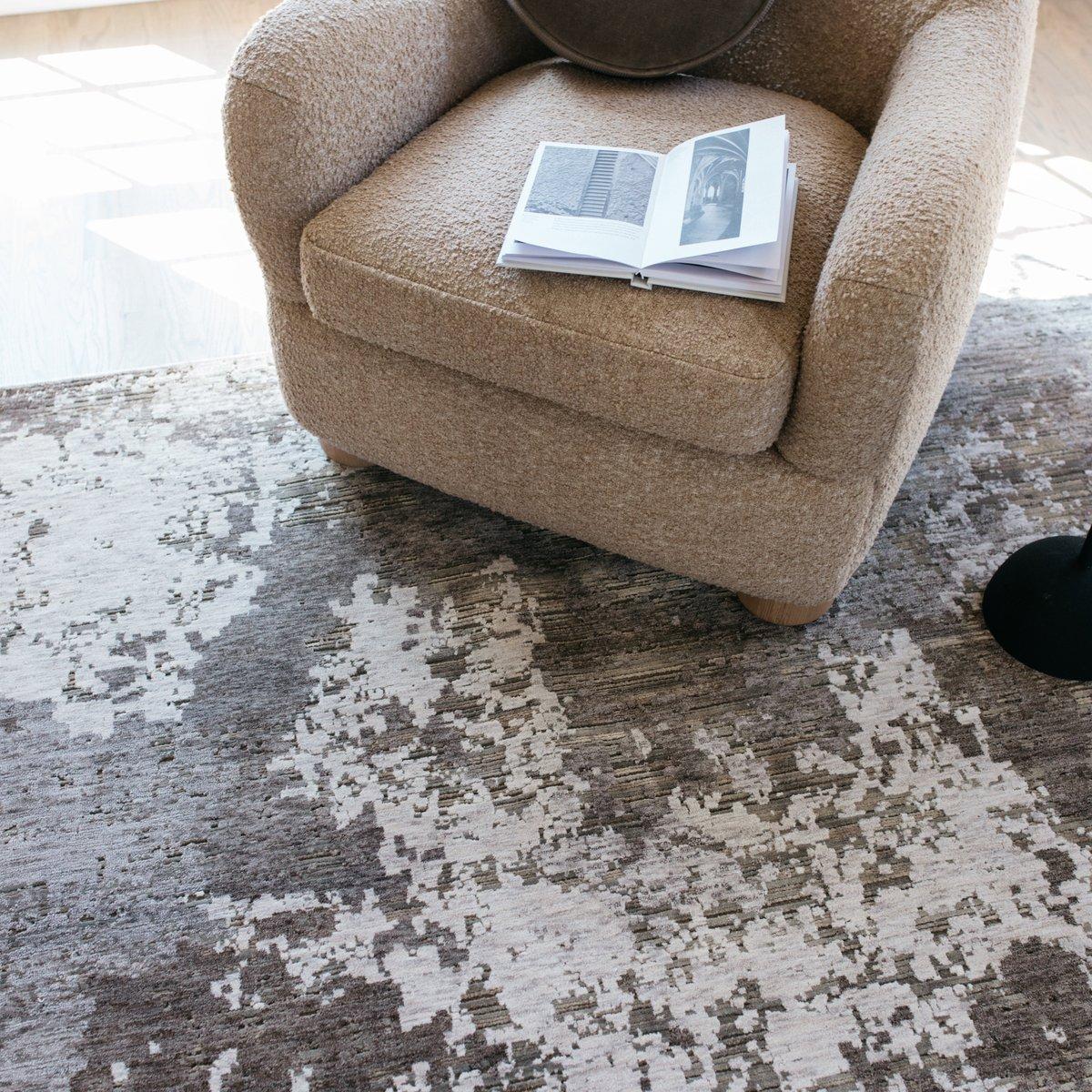 Nebula Splatter Neutral Rug