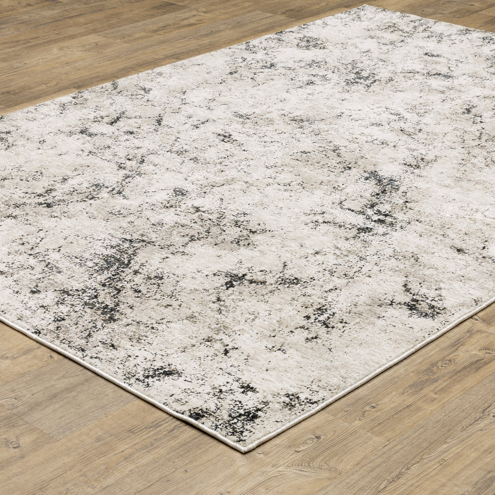 Nebula Abstract Subtle Marble Rug