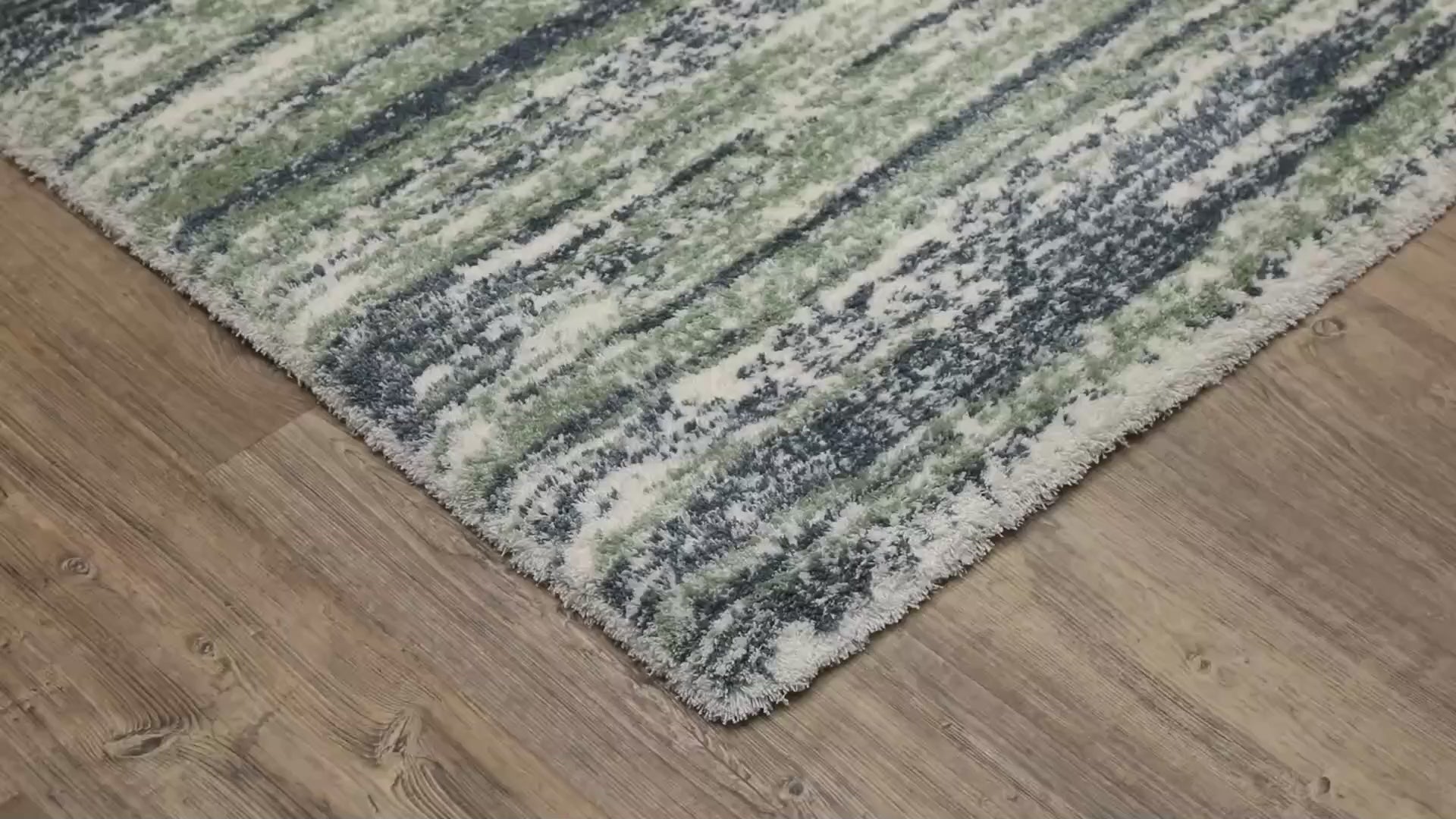 Granville Faded Line Abstract Rug