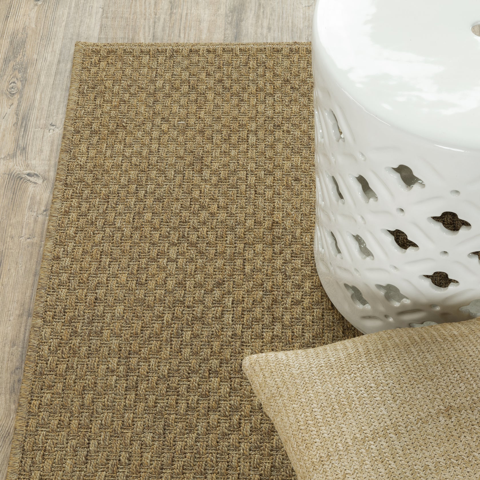 Rocca Basket Weave Sisal Indoor-Outdoor Rug