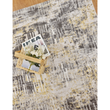 Axel Abstract Textured Striped Rug