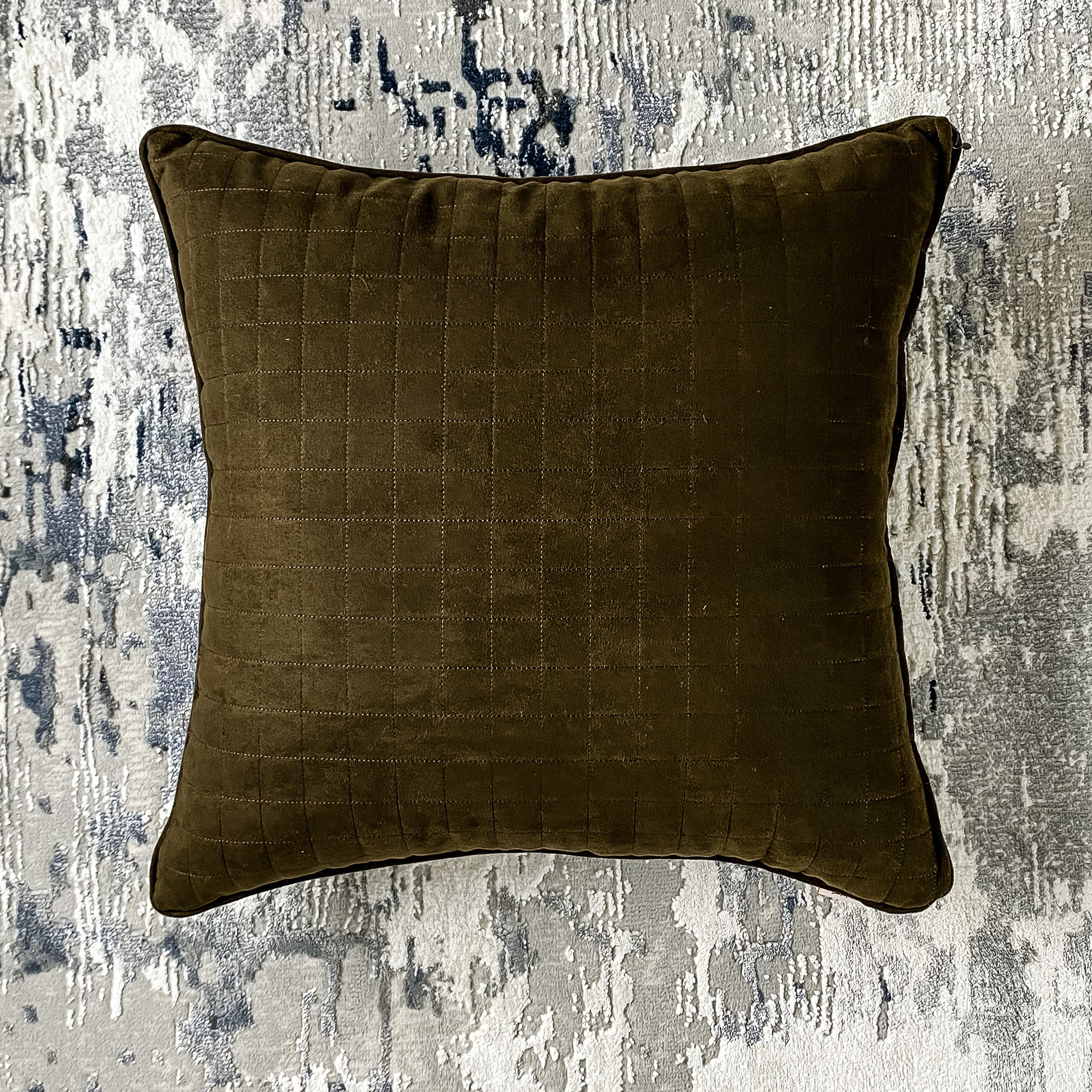 Sarung Bantal Pipping Jahitan Suede