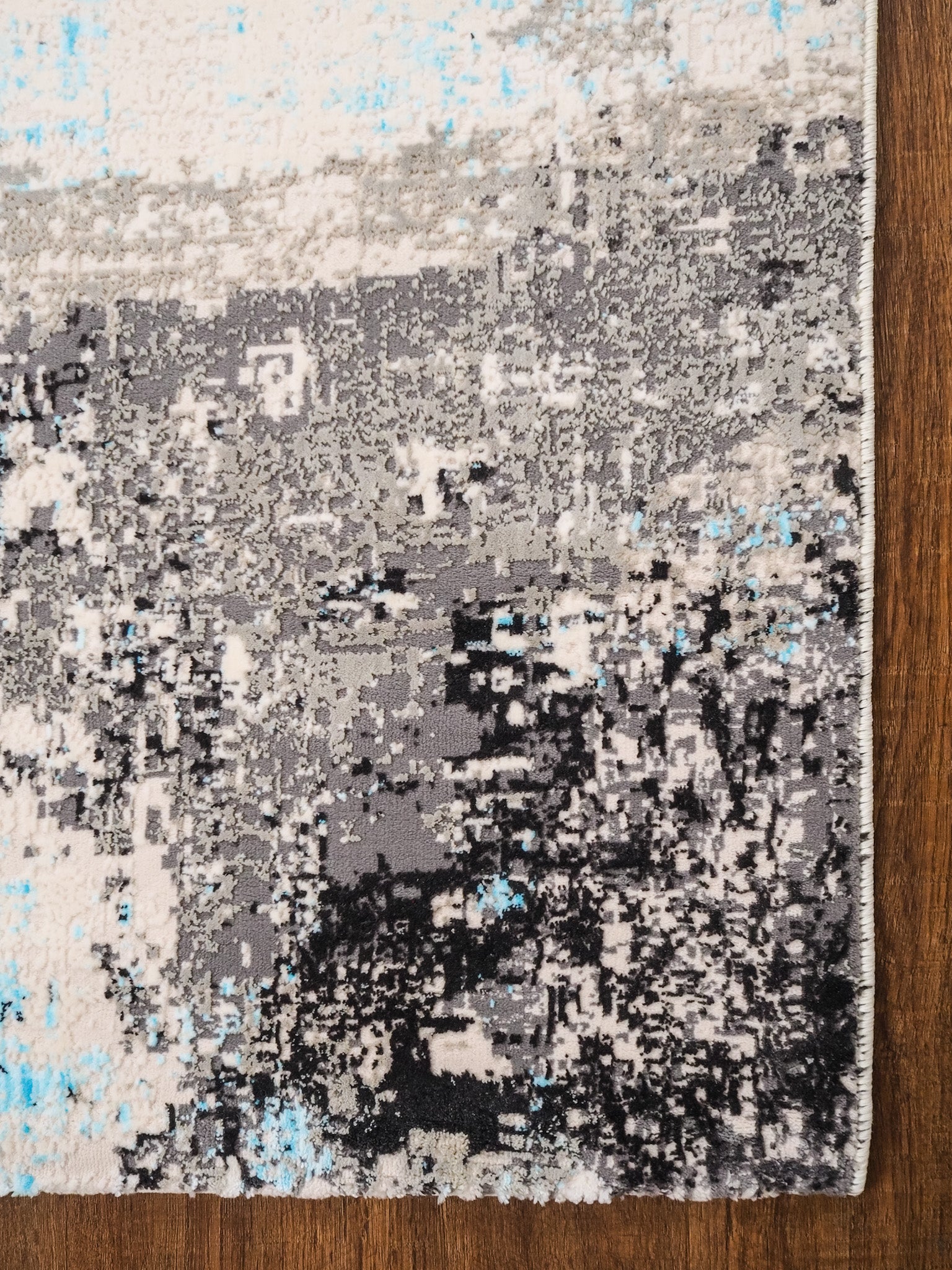 Cascade Strained Abstract Rug