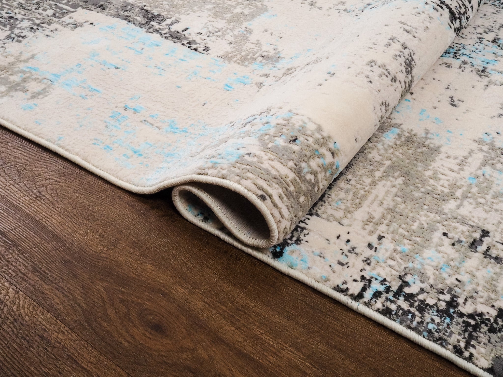 Cascade Strained Abstract Rug